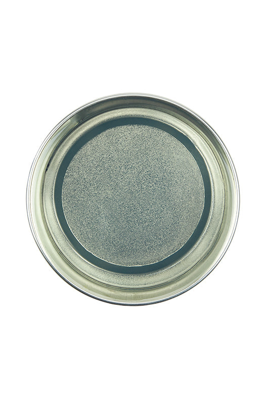 Top view of an open GiGi All Purpose Wax infused with CBD cannister showing its clear wax contents