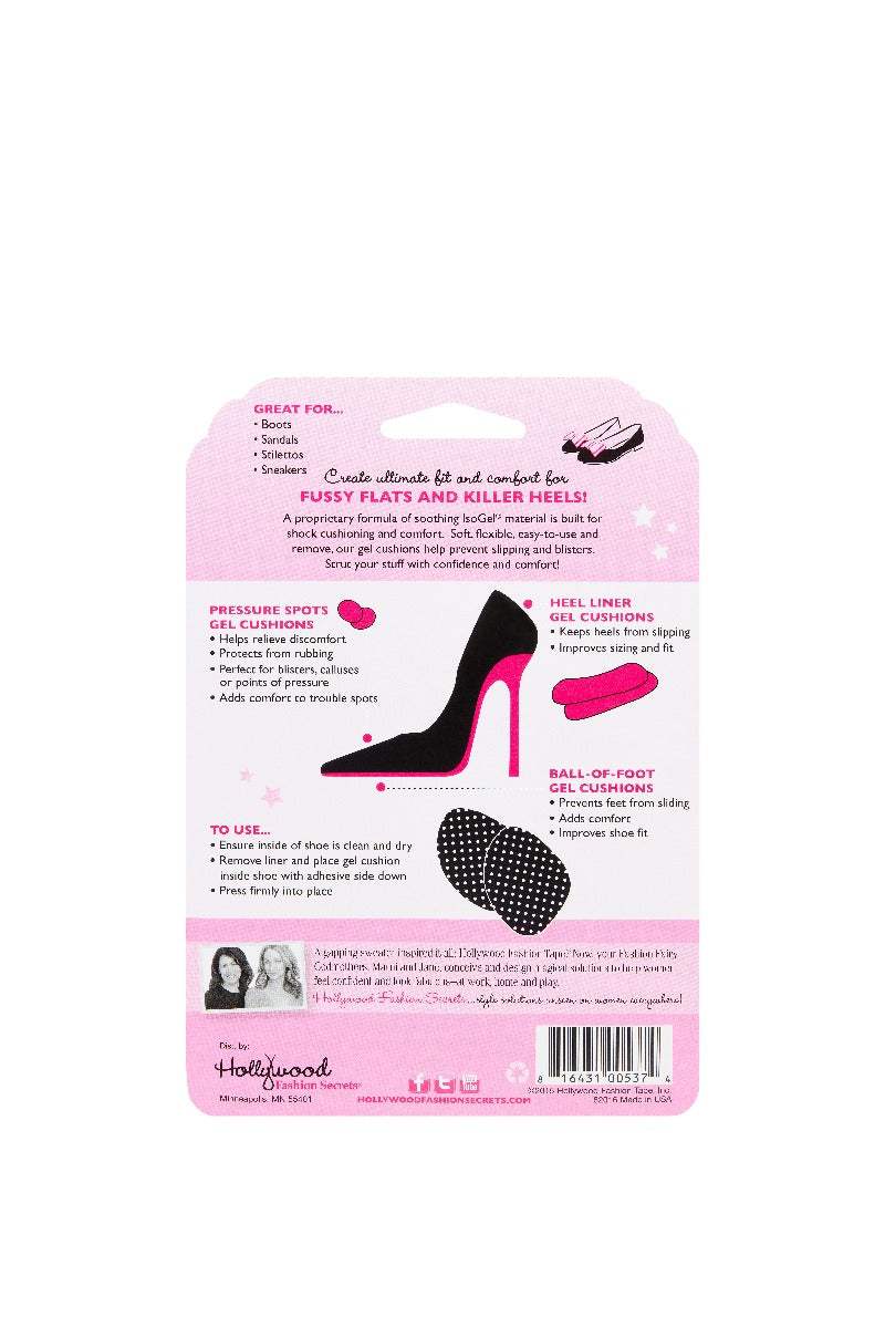 Back details of a Hollywood packet with detailed text