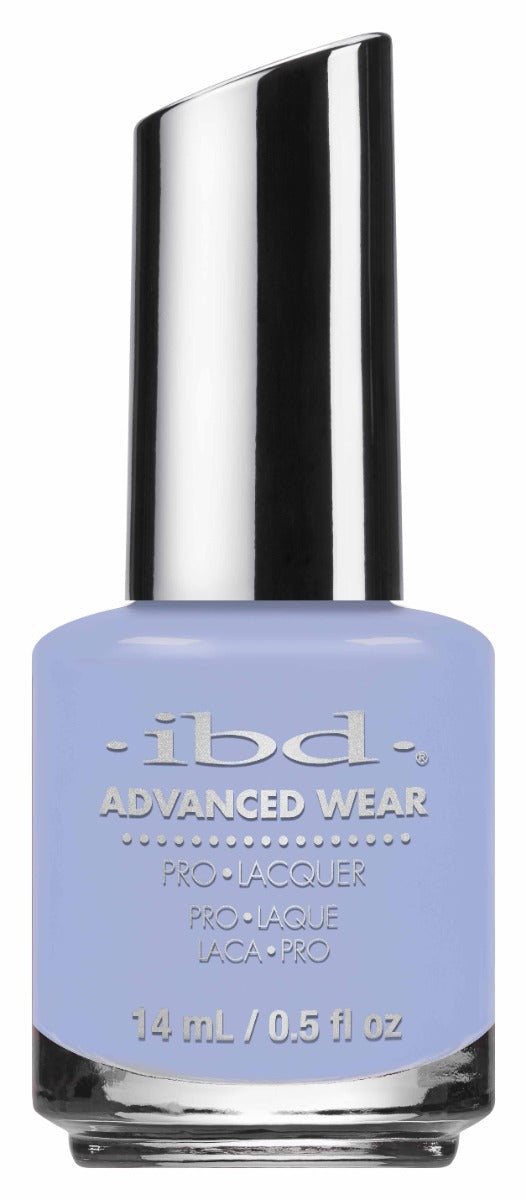 ibd Advanced Wear Nail Lacquer - Totally Tiled - Light blue nail lacquer with a creamy finish, perfect for vibrant and long-lasting manicures.