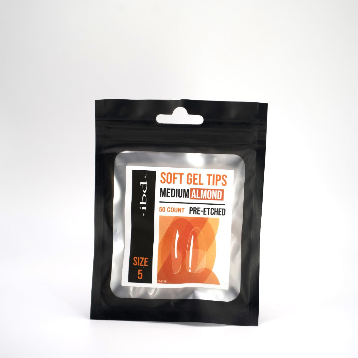 A FRONT VIEW OF IBD 50CT TIPS ALMOND MEDIUM 5 BAG