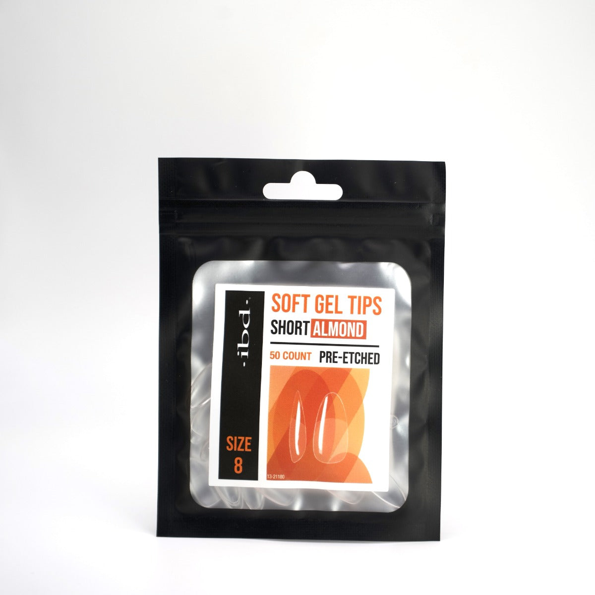 A FRONT VIEW OF IBD 50CT TIPS ALMOND MEDIUM 4 BAG