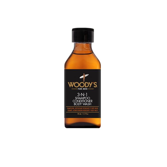 Woody's Mini 3-N-1 Body Wash, 1.7 oz