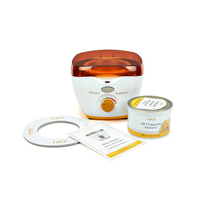 GiGi Honee Warmer, with 14 oz All-Purpose Honee Wax
