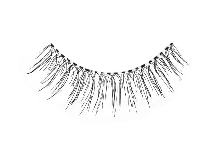 A  closeup Ardell Natural 110 features a subdued volume, length & a rounded lash style