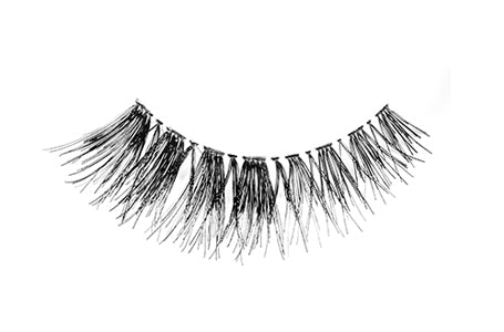 A closeup shot of Ardell Studio Effects Demi Wispies with its accented outer, fine, tapered ends
