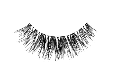 A closeup shot of Ardell Studio Effects Wispies with its accented outer, fine, tapered ends