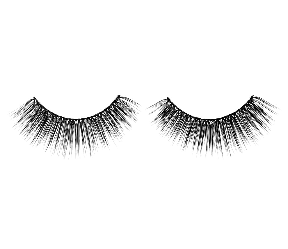 Pair of Ardell Glamour 141 upper false lashes side by side featuring full volume & length