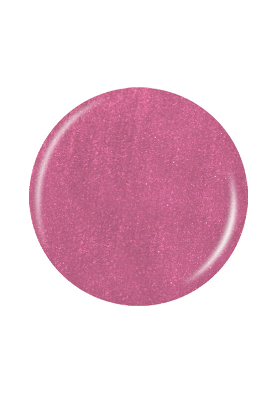 Light mauve pink badge nail enamel sample color swatch in white color background