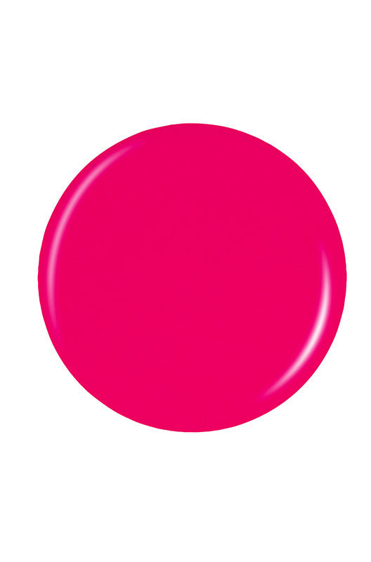 Bright pink circle nail polish sample color Pantone in white color setting