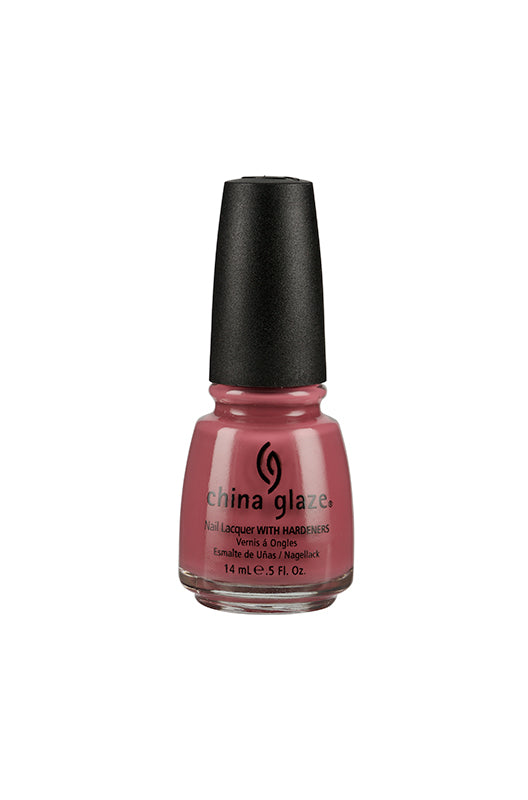China Glaze 0.5-ounce nail lacquer iin Fifth Avene variant solated in white background