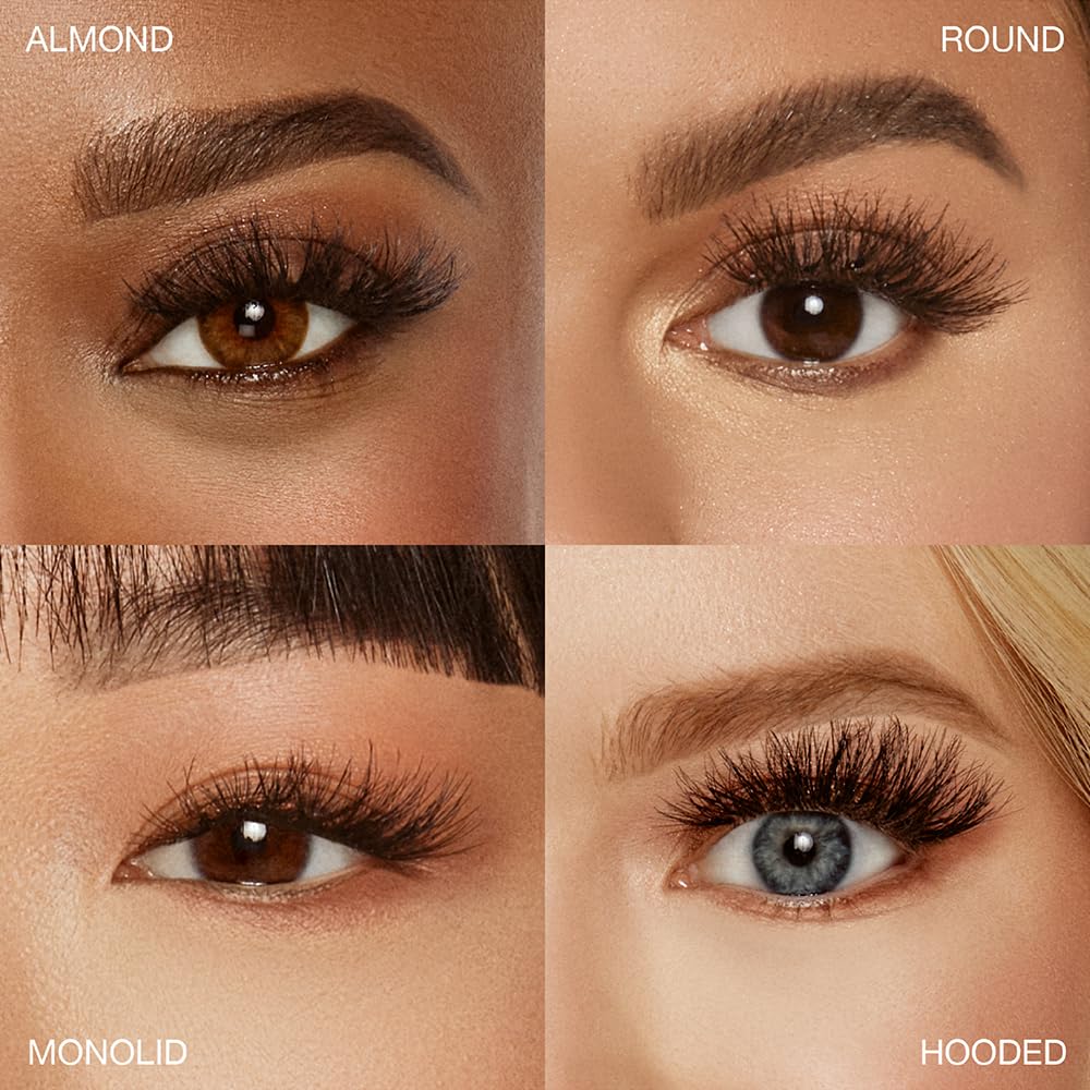 Four model with different type of eyes wearing Ardell Naked Extensions 