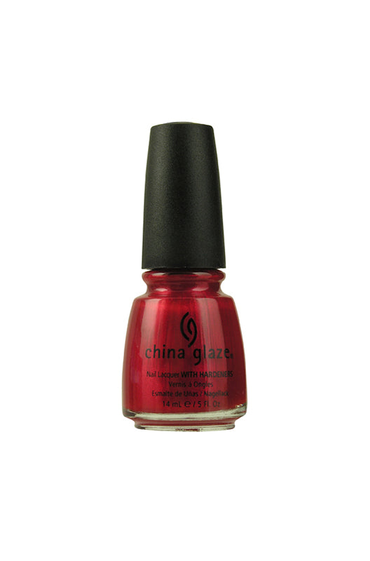 China Glaze nail polish in Red Pearl variant in white background