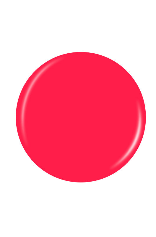 Glossy Hot coral pink Pantone in round shape illustration