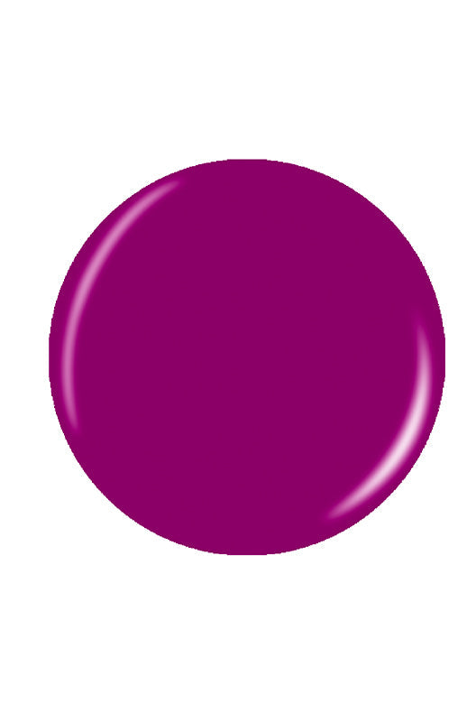 Foxy fuschia pink round shape nail enamel sample color swatch lay in white background