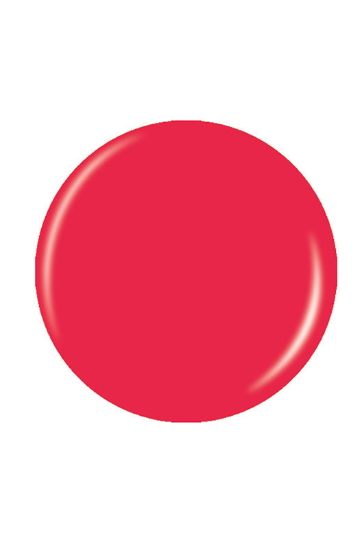 Vibrant Pink round shape nail polish sample color swatch in white color background