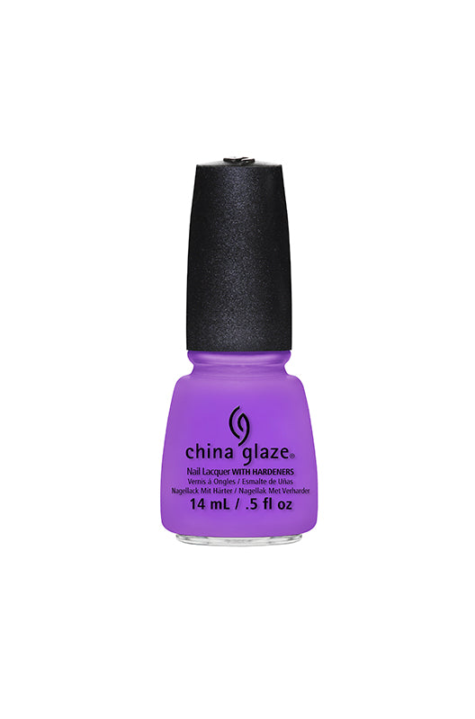 Front view of 0.5-ounce  Bottle  of nail lacquer from China Glaze in That's shore bright variant