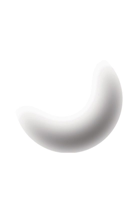 Fading white circular shape  nail enamel sample color swatch lay in white color background