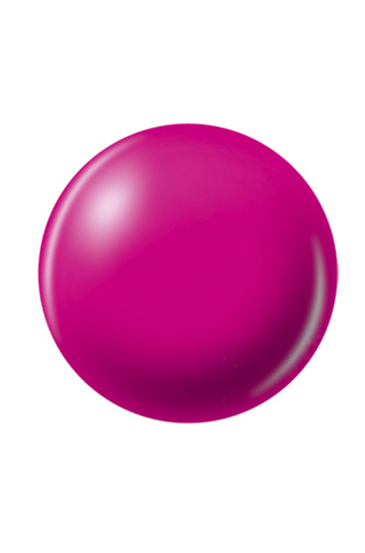 Bright fuschia of a ball with white light reflection nail polish sample color swatch