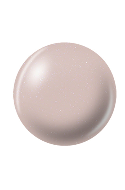 The perfect cream colored nude shade of a ball sample color swatch isolated in white background