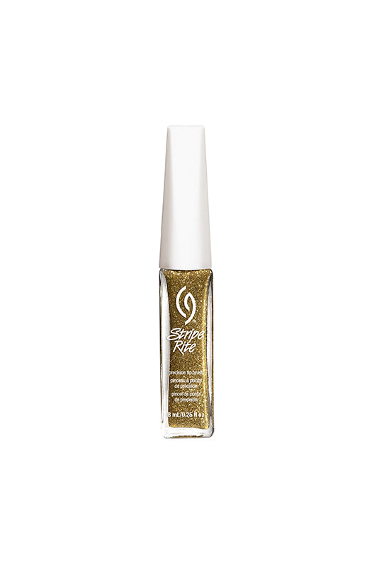 Manicure nail art tool from China Glaze Stripe Rite with text on the bottle in Brushstroke of Luck shade