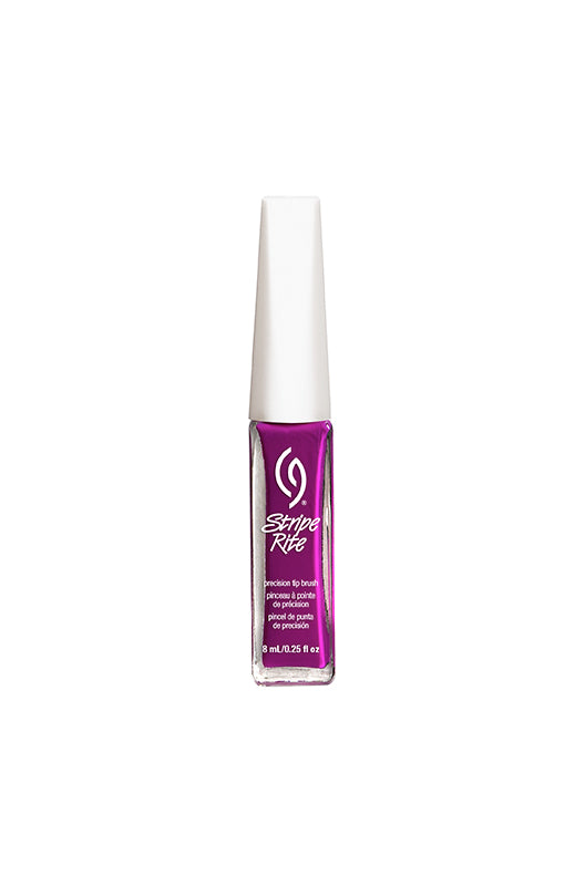 Front view of 0.25-ounce Stripe Rite stripers pen from China Glaze with Purple mache variant