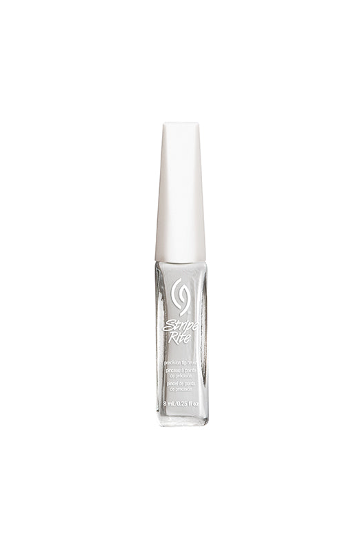 Expansive view of a capped 0.25-ounce Stripe Rite in Best in Snow variant from China Glaze
