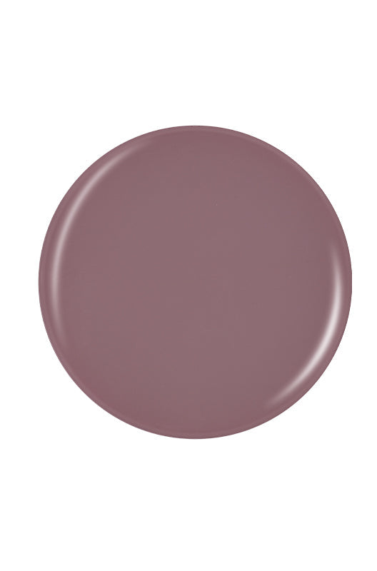 Deep Taupe circle shape  nail polish sample color swatch isolated in white background