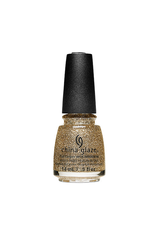 Shiny bottle of  a nail lacquer from China Glaze in Big Hair & Bubbly color variant