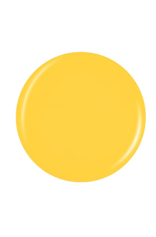 Glossy lemon color button swatch color drop in white color background