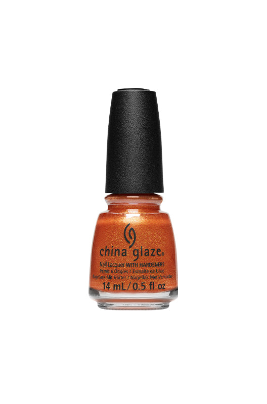 Front view of 0.5 - ounce bottle of China Glaze nail lacquer in Payback's a Witch color variant