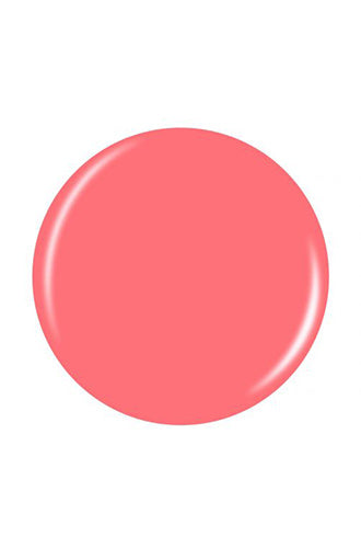 A pink crème acrylic nail color swatch drop of China Glaze in Sunset Crew color shade