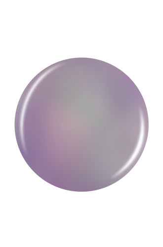 A round shape nail polish swatch drop in lilac purple color