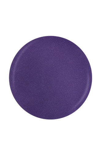 A round shape nail polish swatch drop in purple glitter color