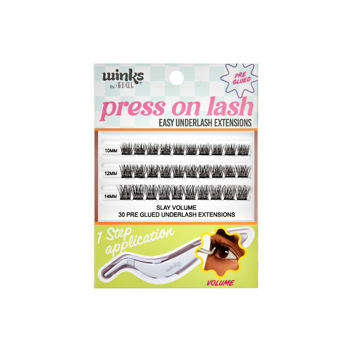 Ardell Winks Press on Lash underlash extensions slay volume SKU