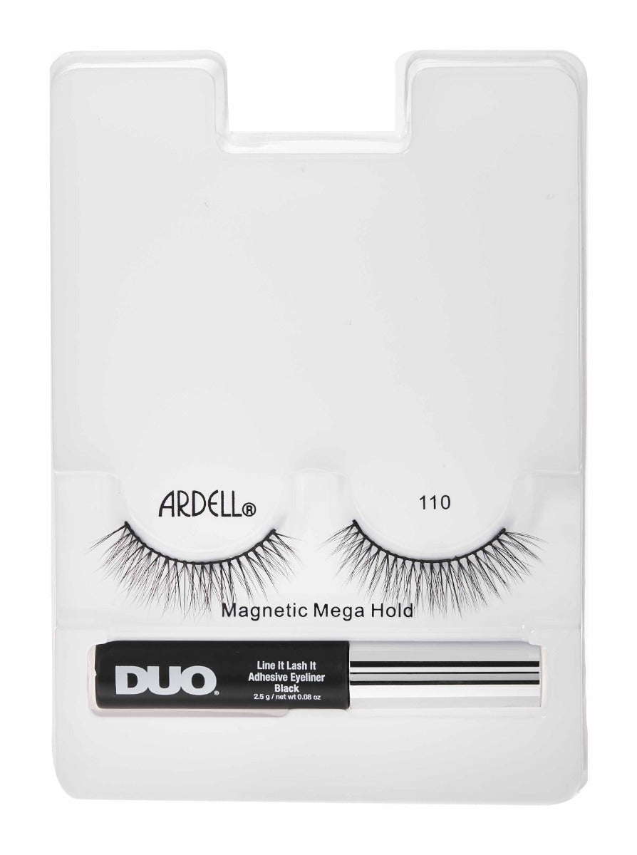 Ardell 110 Magnetic Lashes with Liner – Classic, lightweight magnetic lashes for an effortless beauty look.