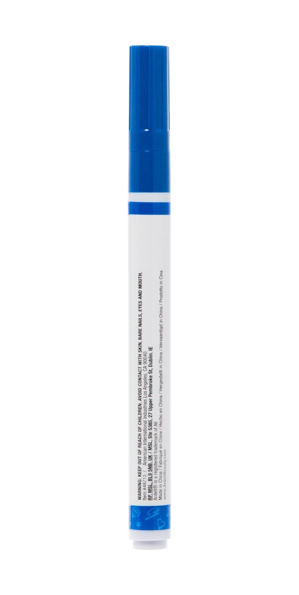 Ardell Play Pen art pen in bold Ecsta-sea blue, perfect for detailed nail art and creative applications.