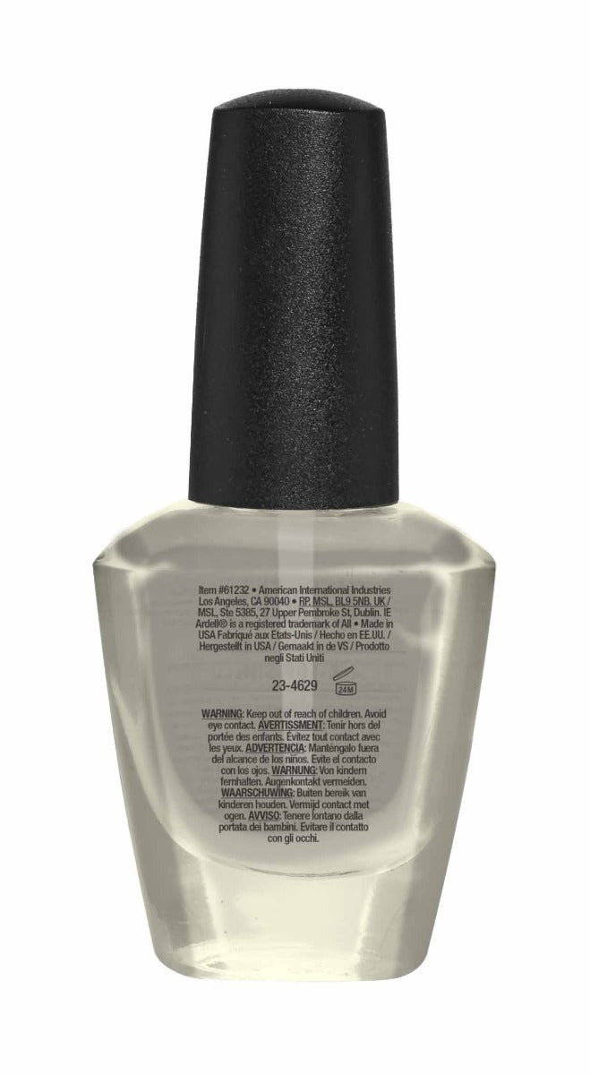  Detailed product ingredients and warning label for Ardell’s hydrating cuticle oil treatment.