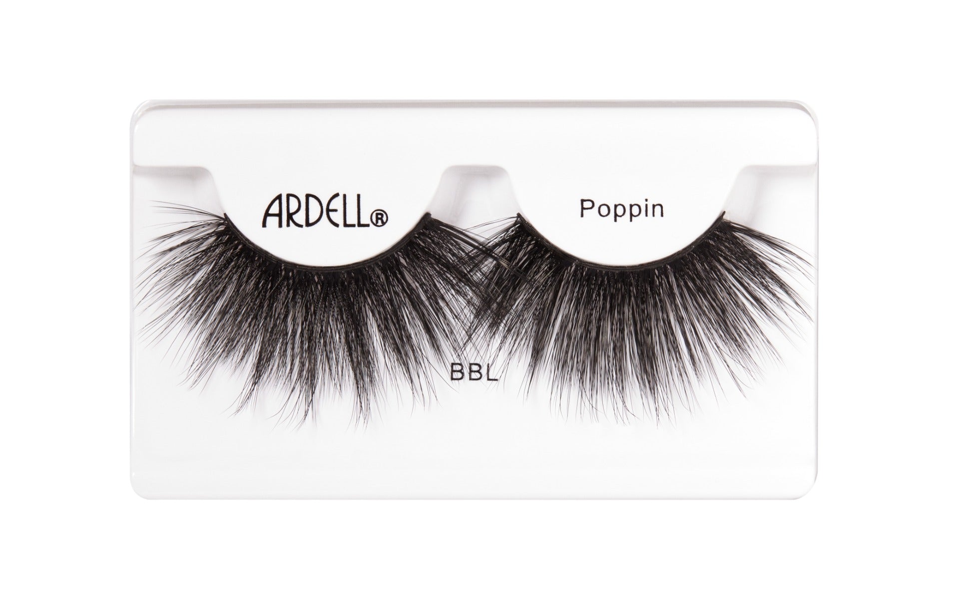 Ardell BBL Poppin False Lashes – Dramatic, ultra-voluminous lashes designed to enhance bold eye looks.