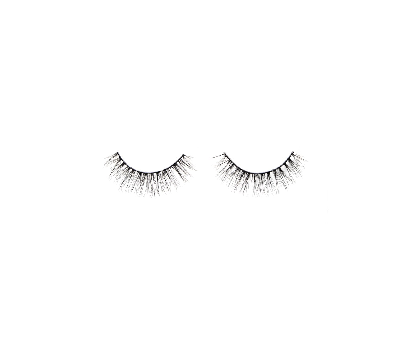 Ardell's Ecolashes 451  with multi-layered strand, medium volume, medium length and rounded shape lash