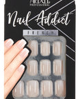 Front view of a sealed pack of Ardell Nail Addict Subtle French