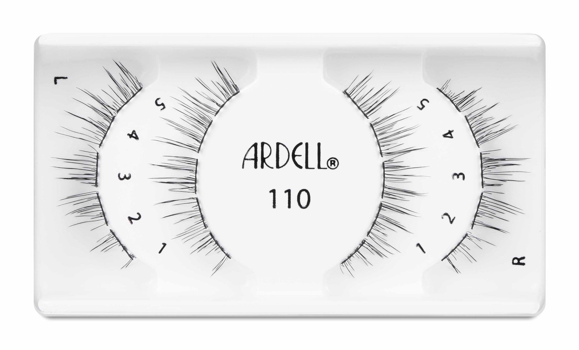 2 Pairs of Ardell,X-tended Wear #110 false lashes for eye opening effect 