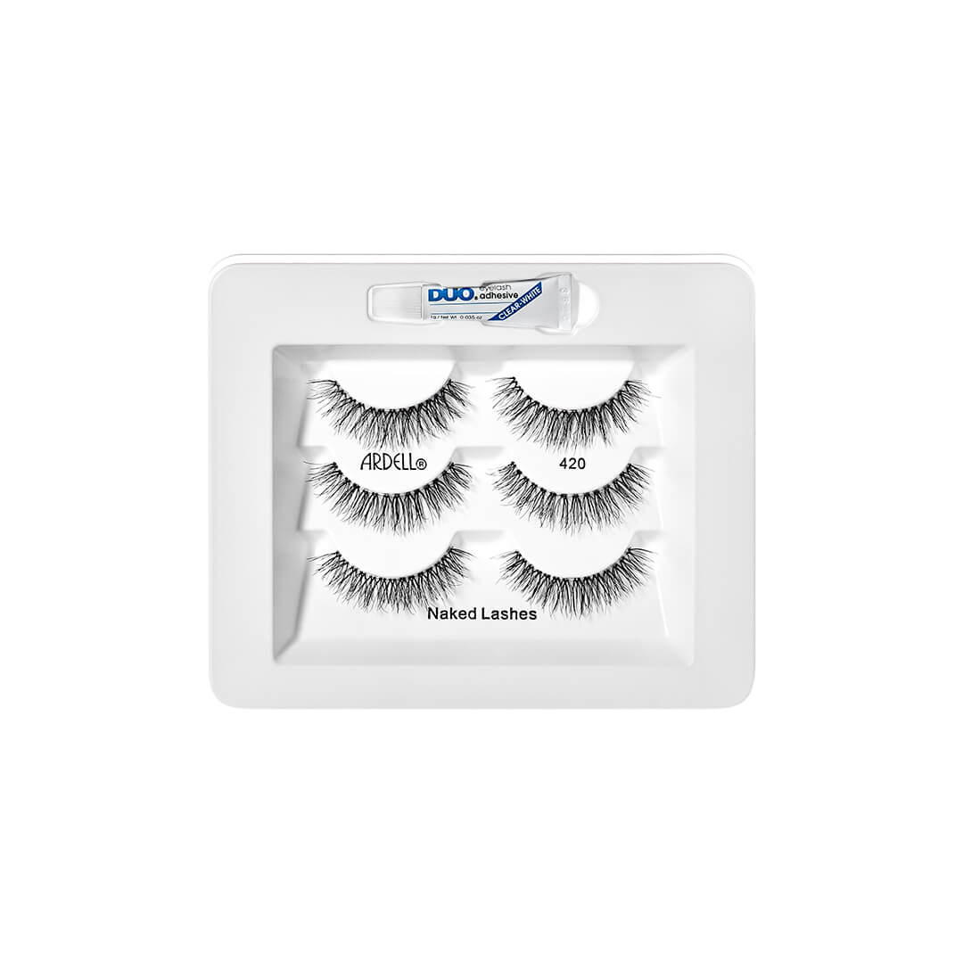 Ardell Naked 420 Holiday Lashes, 3 pair of lashes in packaging