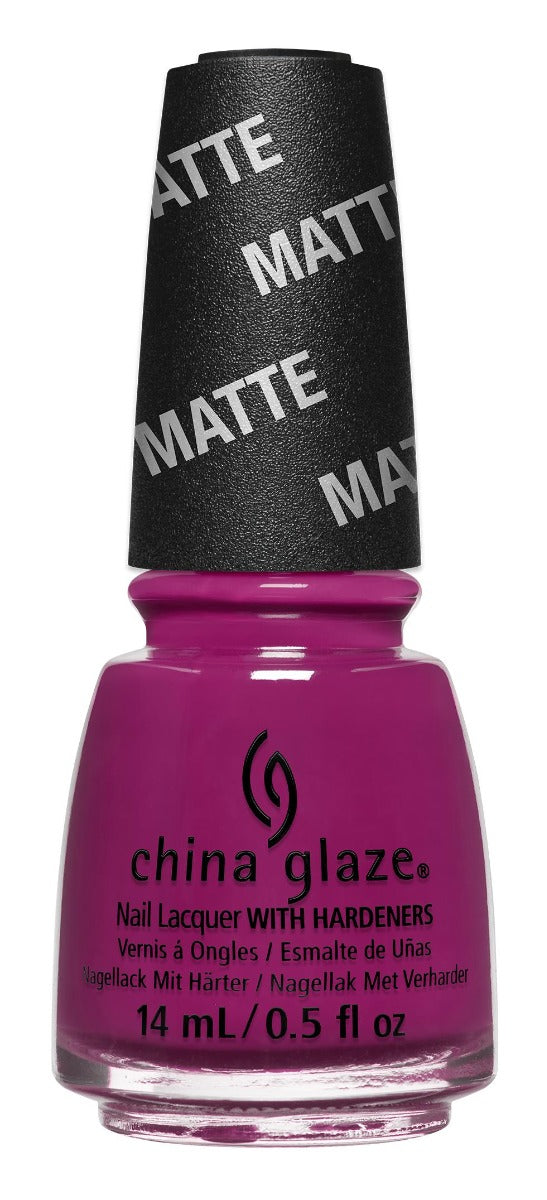 A China Glaze Nail Lacquer, TWISTED SISTER Fuchsia bottle 