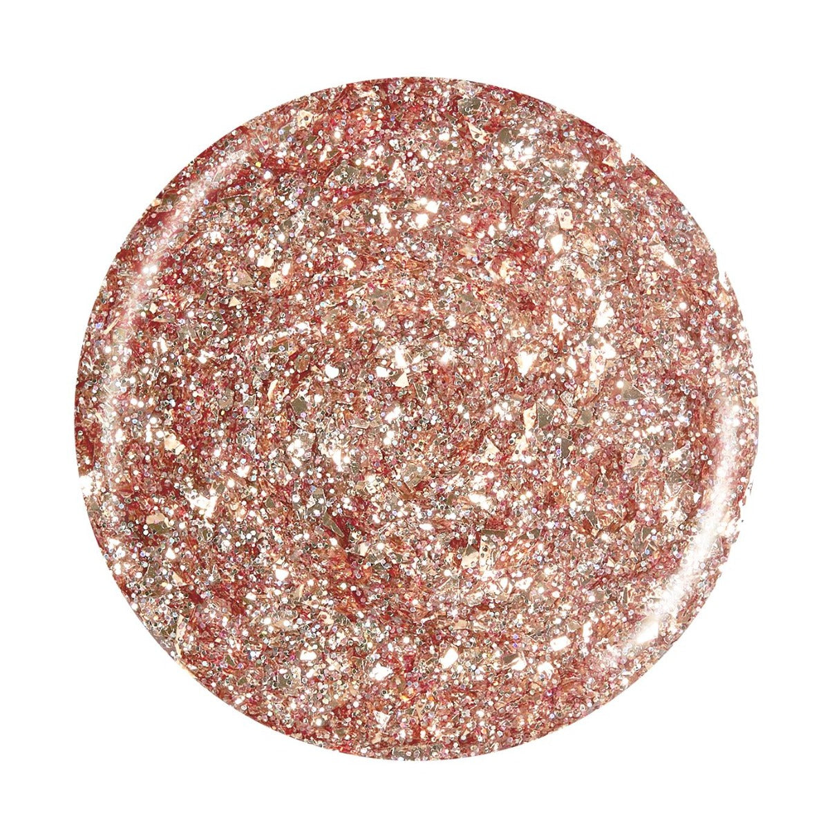 Color pantone of China Glaze nail polish in If It Sparkles It's Mine shade