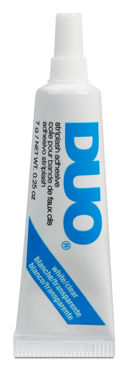 Capped container of Ardell DUO Strip Lash Adhesive - Clear with printed details.