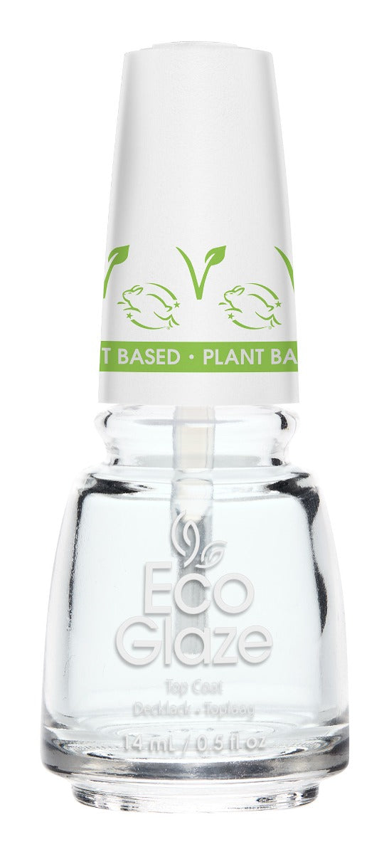 A Eco Glaze Nail Lacquer, Top Coat Bottle 