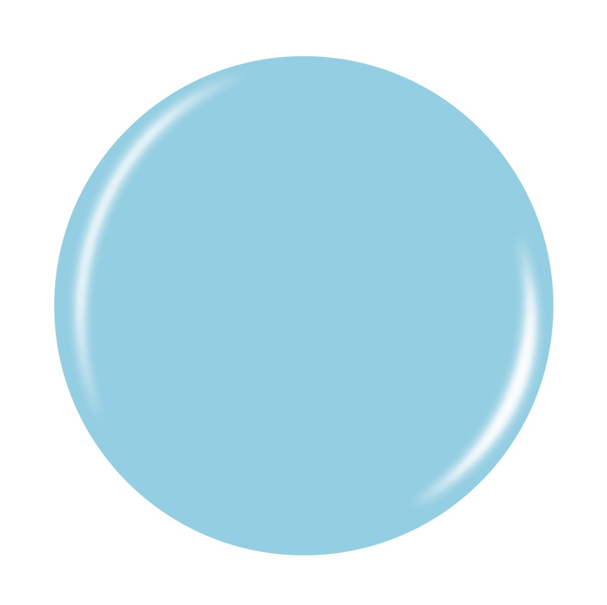 A Eco Glaze Nail Lacquer, What so Ferny Baby Sky Blue bottle 