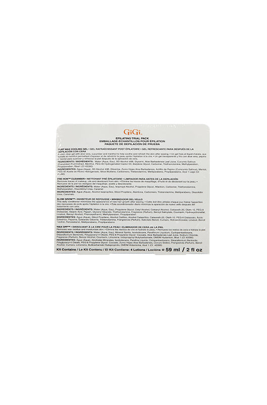 GiGi Epilating Lotion Trial Pack - 2
