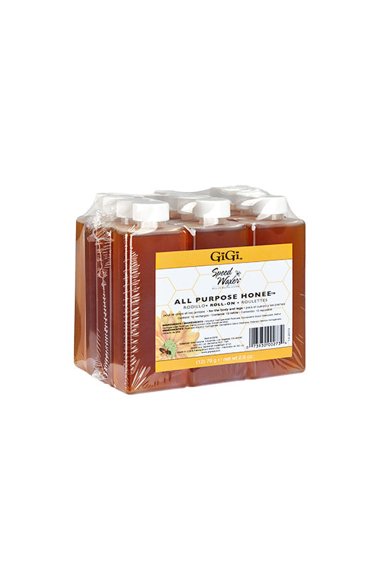 GiGi Speedwaxer All Purpose Honee Roll-On Wax Refill 12 pk /2.8 oz Each - 3
