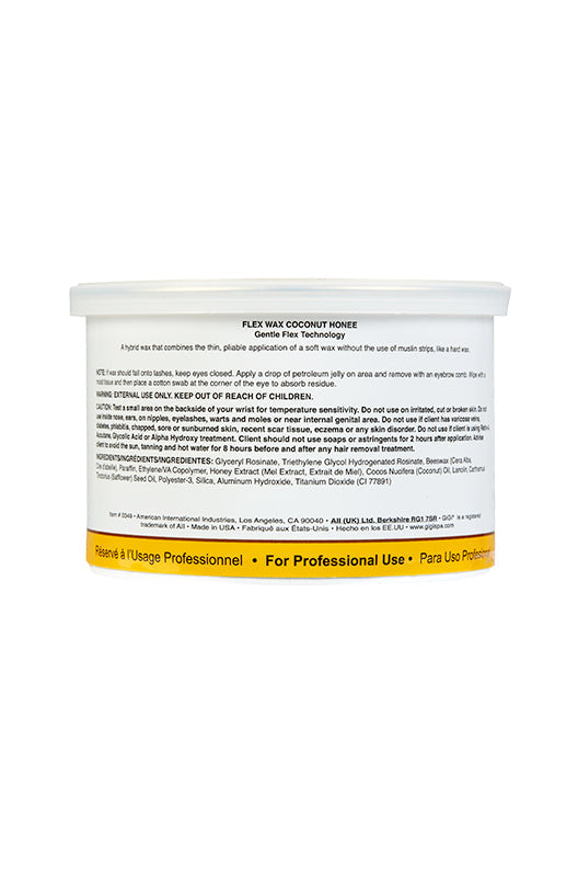 GiGi Flex Wax, Coconut Honee 13 oz - 3